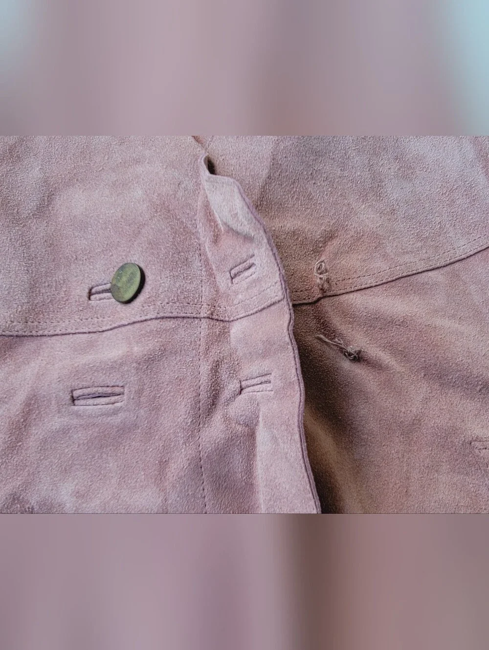 Free People Canyonlands Suede Leather Jumper Dress **missing Buttons*Pls Read